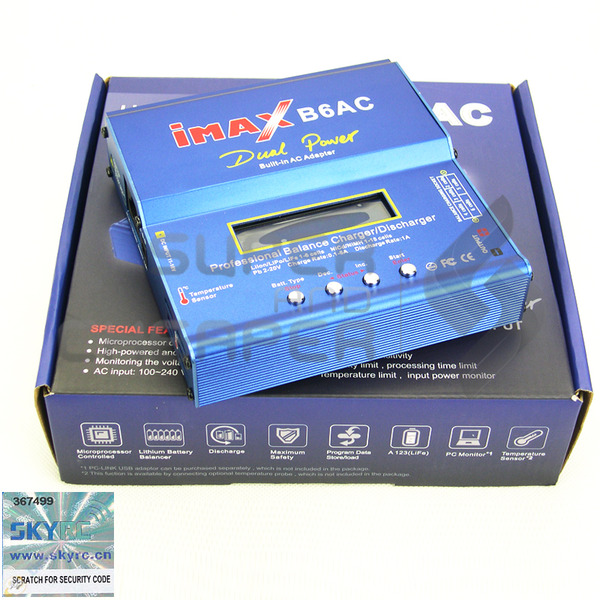 Imax Digital RC Lipo Nimh Tamiya Battery Quick Charger B6AC