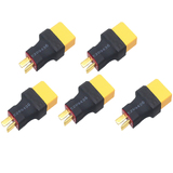 5Pcs Female XT90 to Dean Plug T Male Lipo Battery Adapter RC Car Plugs Connector