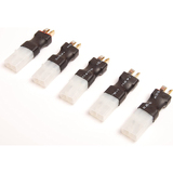 5 Pcs RC Car Boat Battery Dean Male To Tamiya Female Converter Adapter