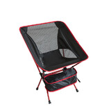 Mini Portable Folding Outdoor Camping Fishing Picnic Bbq Beach Chair Seat Red