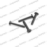 Hsp Parts 86076 Rounded Head Self Tapping Screws 3*18 4P For 1/16 Rc Car