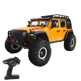 Rc Car Hobby Jeep Rubicon Wrangler 5CH 2.4Ghz 1/10 4WD Pro Rock Crawler Yellow