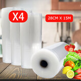 Food Vacuum Sealer Bags Vaccum Sealer Rolls 4x15m 28Cm Saver Storage Bag