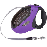 5M Retractable Dog Leash Lead Strong Lockable Heavy Duty Lockable Purple