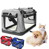 Pawhub Foldable Pet Cat Carrier Dog Crate Portable Cage Car Travel Bag Kennel