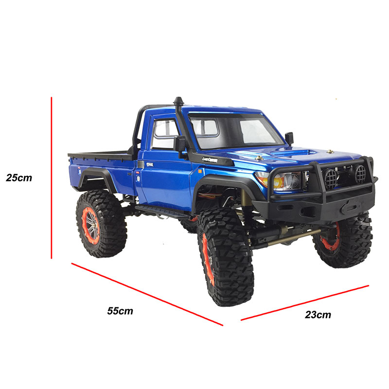 RC Car Hobby 2.4Ghz 1 10 4WD Rock Crawler Land Cruiser Climbing Off Road Black