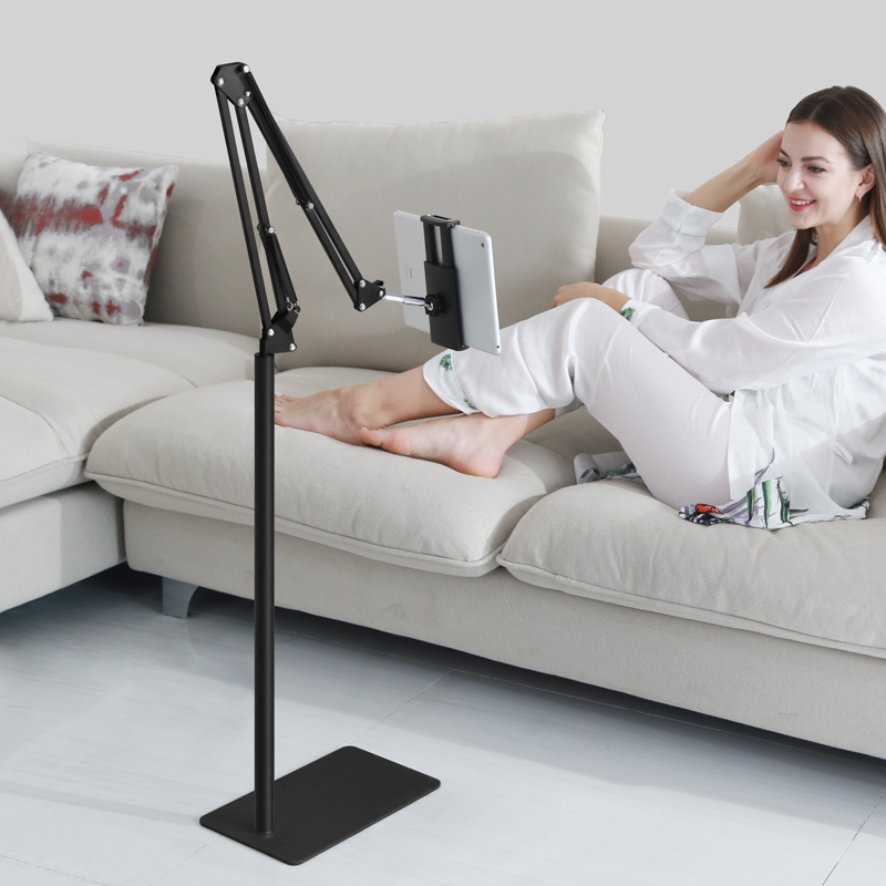 Hands Free Floor Stand Adjustable Bed Clip Holder For Tablet iPad iPhone Switch - Picture 9 of 24