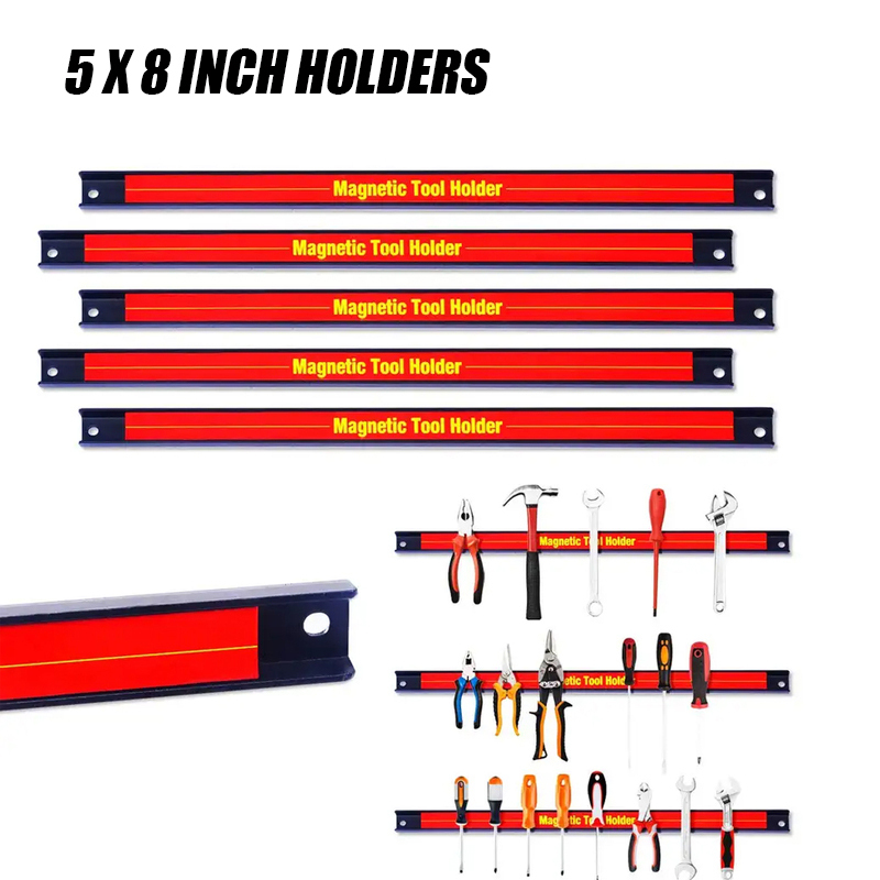 5 x Magnetic Tool Holder Bar Organizer Storage Rack Wrench Space-saving - Picture 33 of 40