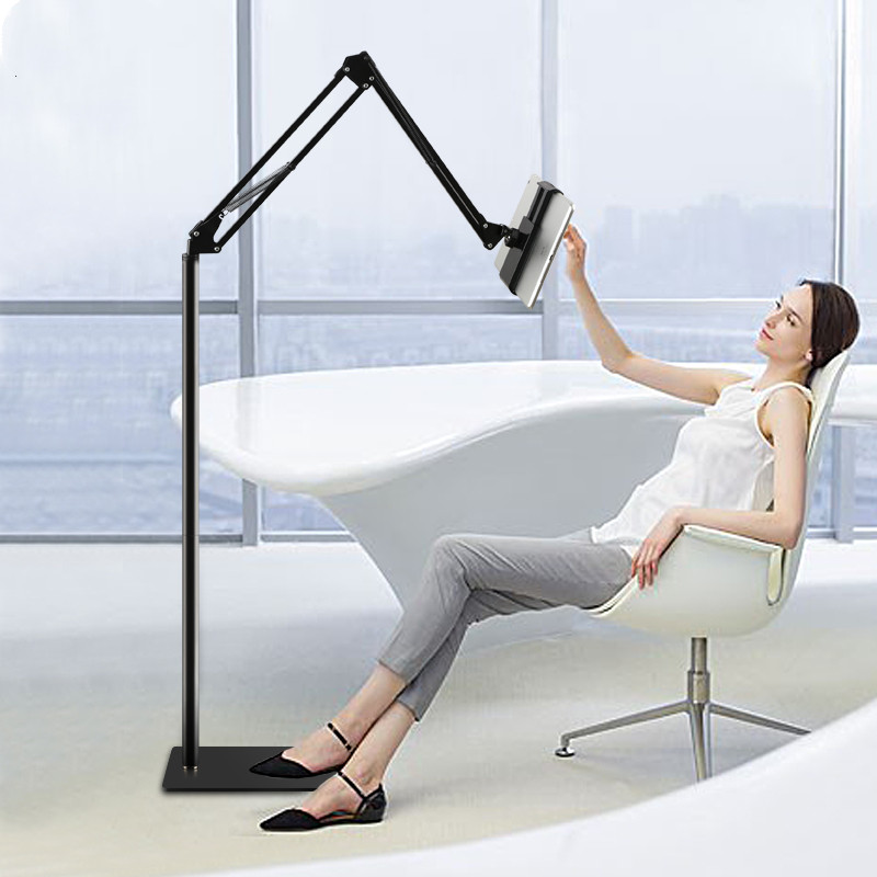 Hands Free Floor Stand Adjustable Bed Clip Holder For Tablet iPad iPhone Switch - Picture 11 of 24