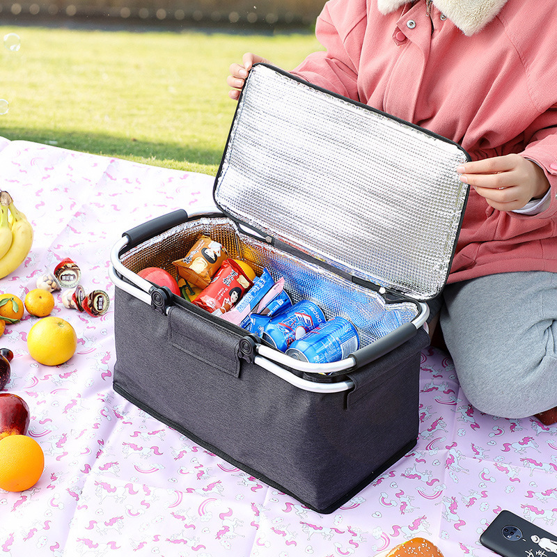 Camping Picnic Portable Lunch Bag Insulated Food Container Ice Cooler Box - Picture 12 of 54