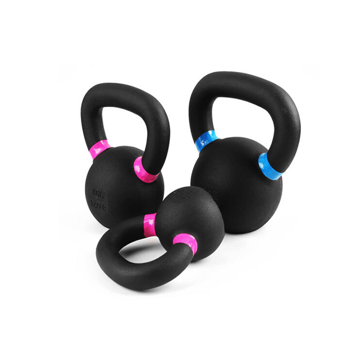 Cast Iron Kettlebell Powder Coating Cross Weight Lifting Dumbbell Gym 4kg-12kg - Picture 8 of 25