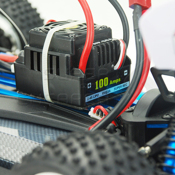 Rc Remote Control Car Hsp Top Version 1/10 Brushless Buggy With 3S Lipo And 100A - Picture 13 of 39