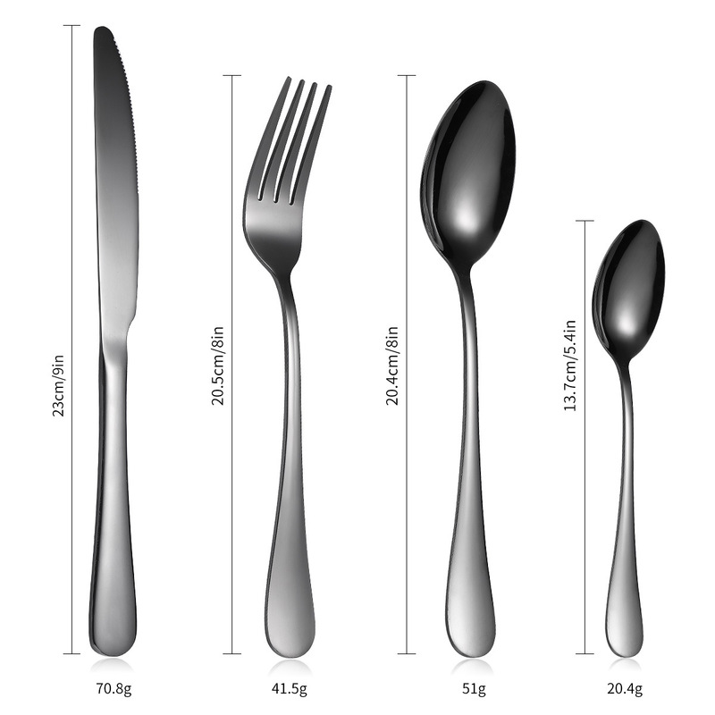 Cutlery Set 24pc Tableware Steak Knife Stainless Steel Dinner Gift Box - Picture 12 of 40