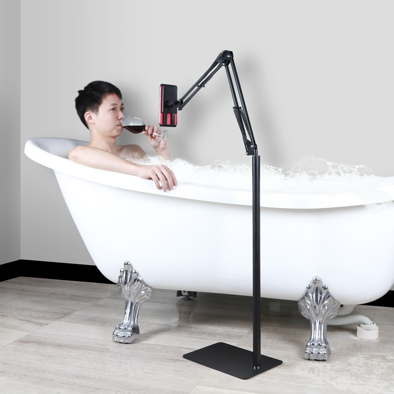 Hands Free Floor Stand Adjustable Bed Clip Holder For Tablet iPad iPhone Switch - Picture 14 of 24