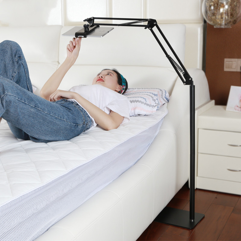 Hands Free Floor Stand Adjustable Bed Clip Holder For Tablet iPad iPhone Switch - Picture 16 of 24
