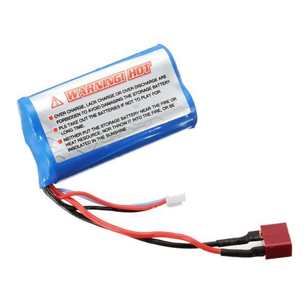 7.4V 1500Mah Li-Ion Spare Battery For Feiyue Wltoys RC Cars 12427-B 12427 12129 