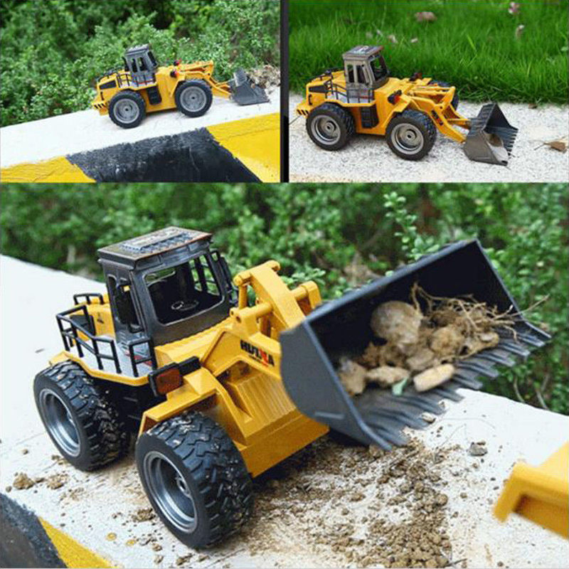 Huina Rc Construction Car Dump Excavator Bulldozer Remote Control Truck RTR - Picture 36 of 54