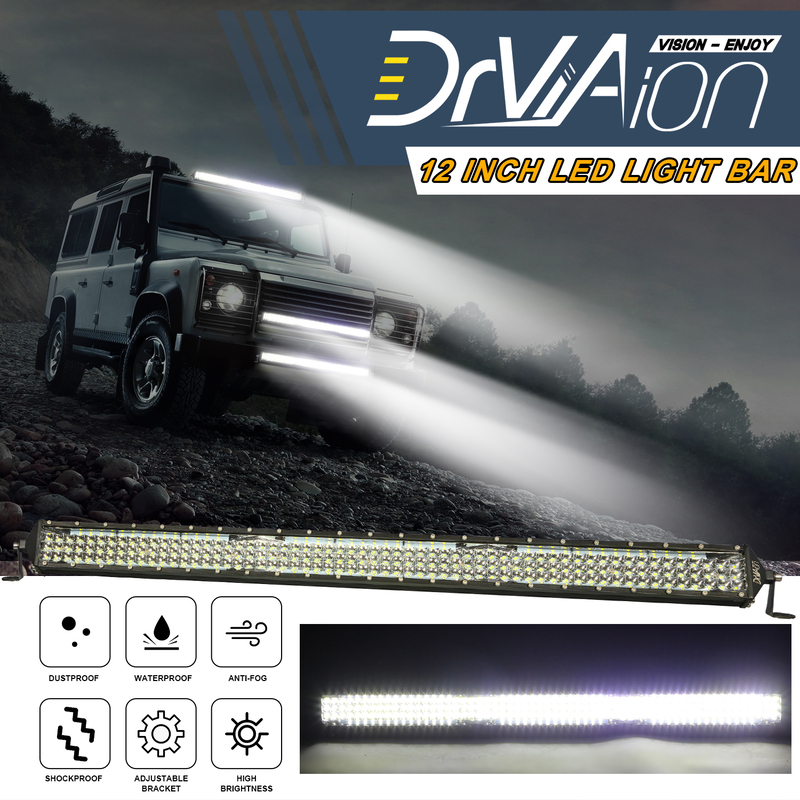 32Inches 792W LED Work Light Bar Offroad Driving Lamp 4WD ATV Spot Floodlight