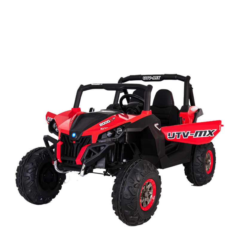 New Utv Style Electric Kids Ride On Car 24V Battery 2 Seats 2.4G Remote Red