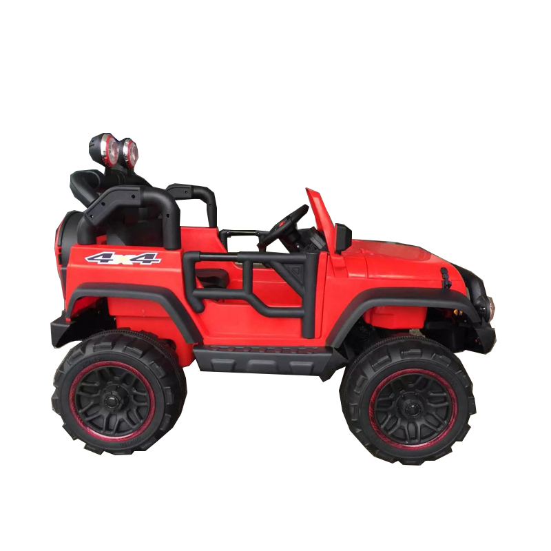 Jeep Style Electric Kids Ride On Car 12V 2 Seats 2.4G Remote Control Red