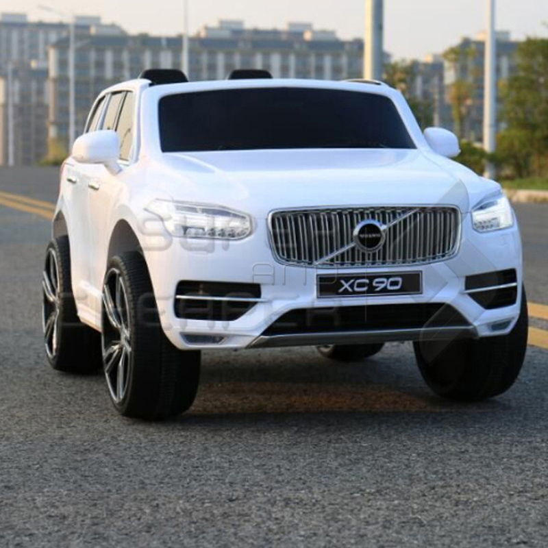 New Licensed Volvo Xc90 Kids Ride On Car With 2.4Ghz Remote Controller White
