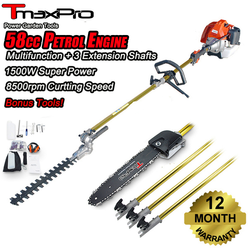 TmaxPro Pole Chainsaw Hedge Trimmer Pruner Chain Saw Brush ...