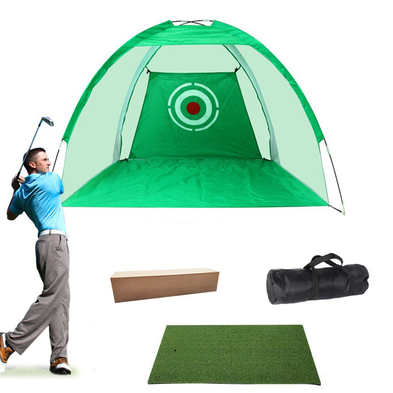 Golf Putting Mat Net Practice Training Indoor Outdoor Portable Netting 3M