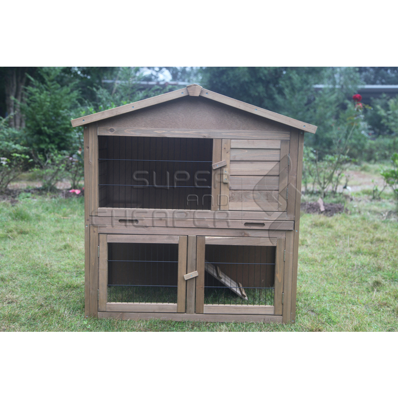  Wooden Chicken Hen Coop Rabbit Hutch Guinea Pig Cage With 