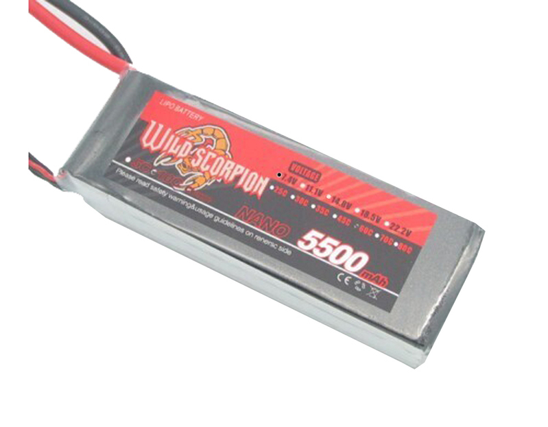 Lpb Power Lithium Lipo Battery 5500Mah 7.4V 2S1P 35C For Car