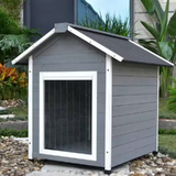 PawHub Medium Pet Dog Kennel Timber House Cabin Shelter Wooden Log Box