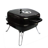 Portable 14' Burger Charcoal Grill Bbq Outdoor Camping Picnic