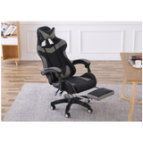 Deluxe Gaming Chair Office Computer Racing Pu Leather Chair Grey