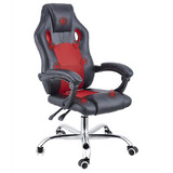7 Point Massage Racing Office Chair Executive Heated Computer Leather Game Red