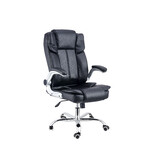 Executive Deluxe PU Leather Black Office Chair Computer Chair Gaming Seat
