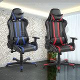 New Executive Gaming Office Chair Racing Computer Pu Leather Mesh Work Seat