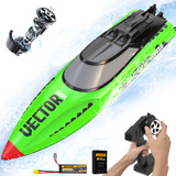 Volantex 2.4Ghz Rc Boat VECTOR SR65 Brushless Motor 650mm 55KPH Ready To Run Green