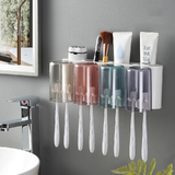Bathroom Toothbrush Holder Rack 4 Cups Organiser Storage