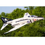 Freewing RC Plane Airplane Model F-4 Phantom II Ghost Grey High Performance 90mm EDF Jet PNP