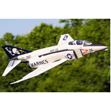 Freewing RC Plane Airplane F-4 Phantom II Ghost Grey 8S EDF Sport Jet PNP