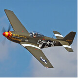 FlightLine RC Plane P-51D Mustang 1600mm (63”) Wingspan Warbird with Gyro - PNP Airplane