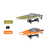 Vitality Ft016 2.4G High Speed Water Cooling Racing Rc Boat Orange Green
