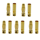 5 Pairs 2 3 3.5 4 5 6 mm Gold-plated Banana Bullet Connector For Rc Car Boat Plane