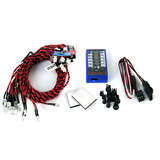 Flashing LED Lighting Kit for 1/10th and 1/18th Scale RC Cars and RC Trucks