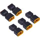 5 x XT60 Male to Deans Female T-Plug Adapter RC Battery Connector