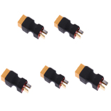 5 x XT60 Female to Deans male T-Plug Adapter RC Battery Connector