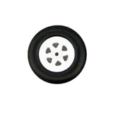 Freewing RC Plane Polyurethane Treaded Wheel 65mmx16mm For 4.2mm Axle