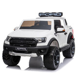 Licensed 2Wd Ford Ranger Raptor Electric Kids Ride On Car With 2.4G Remote Control White