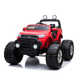 Licensed 4Wd 4X4 Ford Ranger Kid Ride On Car Monster Truck Remote Control Red