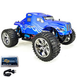 Hsp 1/10 Rc Remote Control Car Brushless 4Wd Monster Truck Pro + Lipo Battery 88036