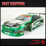 Hsp Rc Car 1/10 Flying Fish On Road Drifting Body Shell 12363 Green